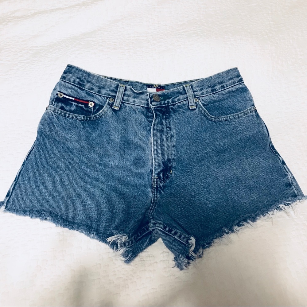 Vintage Tommy Hilfiger Distressed Shorts size 28